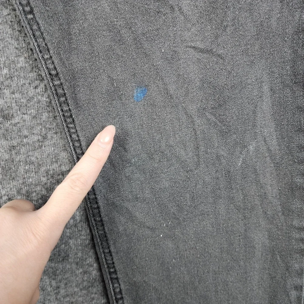 Christian Lacroix Jeans Mens 42x32 Grey Slim Straight Stretch Denim GL23-167 CXL